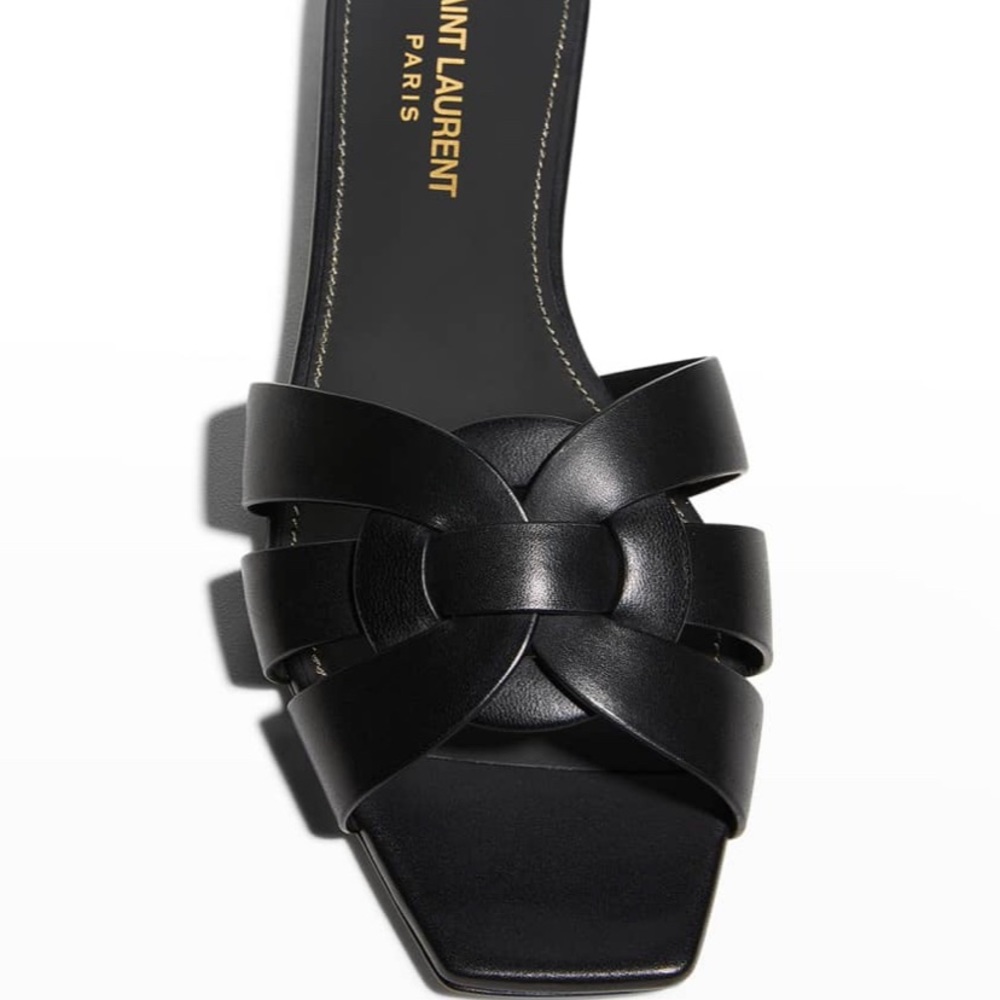 Saint Laurent Tribute Nu Pieds Slides